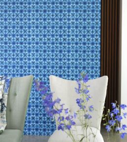 Shibori Wallpaper by Designers Guild Cobalt