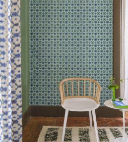 Shibori Wallpaper by Designers Guild Duck Egg