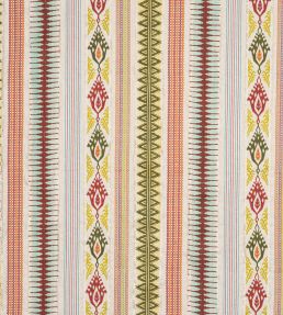 Shimla Fabric by Jane Churchill Red/Multi