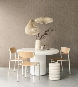Shimmering Fans Wallpaper by Eijffinger Brown