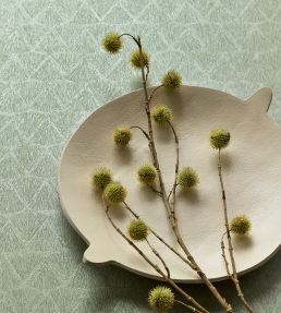 Shimmering Fans Wallpaper by Eijffinger Green