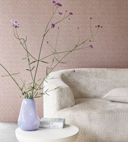 Shimmering Fans Wallpaper by Eijffinger Pink
