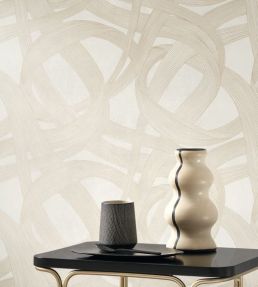 Shimmy Wallpaper by Casadeco Blanc Ficelle