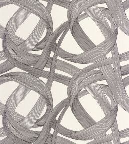 Shimmy Wallpaper by Casadeco Noir Fusain / Lin