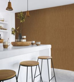 Shinok Wallpaper by Casamance Ambre