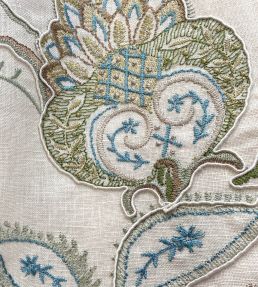 Shiraz Fabric by Ian Sanderson Chalk Hill Blue