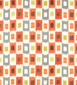 Shiruku Fabric by Harlequin Paprika / Sketched / Nectar