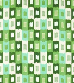 Shiruku Fabric by Harlequin Emerald / Forest / Silver Willow