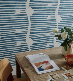 Shorelines Wallpaper by Christopher Farr Cloth Pearl