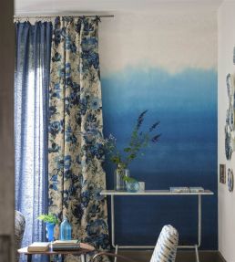 Shoshi Mural by Designers Guild Cobalt