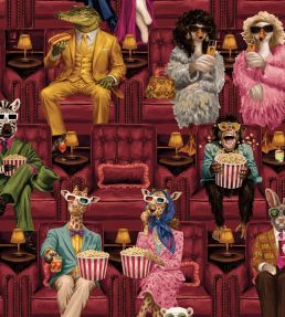 Showtime Wallpaper by Brand McKenzie Crimson Velvet