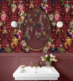 Showtime Wallpaper by Brand McKenzie Crimson Velvet