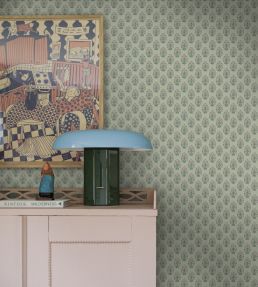 Sibylla Wallpaper by Borastapeter Green