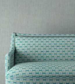 Sicily Fabric by Fermoie Teal