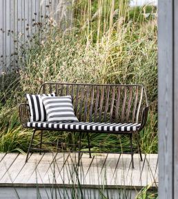 Sicily Outdoor Fabric by Clarke & Clarke Cobalt