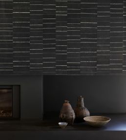 Sidestep Wallpaper by Mark Alexander Indigo