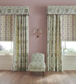 Bedgebury Fabric by Nina Campbell Red/Teal