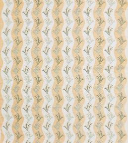 Sidney Stripe Fabric by Nina Campbell Yellow/Eucalyptus/Hyacinth