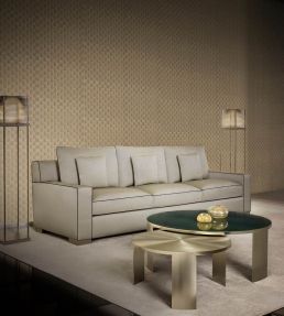 Siegfried Wallpaper by Armani Casa Silver
