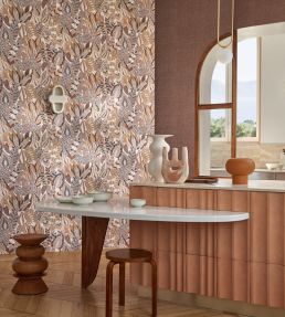 Sierra Wallpaper by Casamance Acajou
