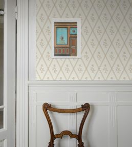 Signe Wallpaper by Borastapeter Beige