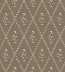 Signe Wallpaper by Borastapeter Brown