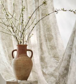 Sikora Sheer Fabric by Romo Stone