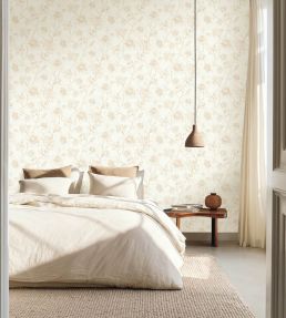 Silent Garden Wallpaper by Caselio Blanc or