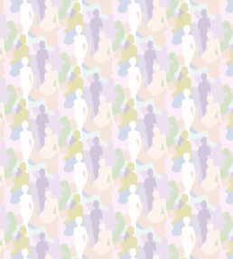 Silhouette Wallpaper by Ohpopsi Parma Violet
