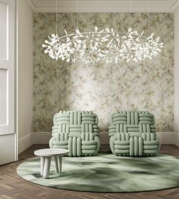 Silk Bombis Wallpaper by Moooi Silk Plum