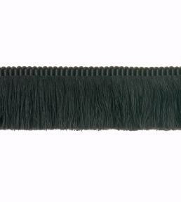 Silk Moss Fringe 40mm Trimming by Houles Black
