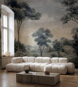 Silk Route Mural by Coordonne Sapphire