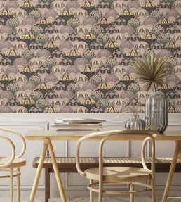 Silk Shades Wallpaper by Brand McKenzie Charcoal