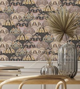 Silk Shades Wallpaper by Brand McKenzie Charcoal