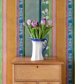 Silk Stripe 1918 Wallpaper by CommonRoom Jewel