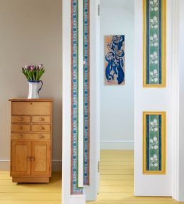 Silk Stripe Border IV Wallpaper by CommonRoom Jewel