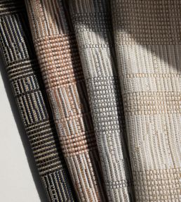 Sillons Fabric by Lelievre Terracotta