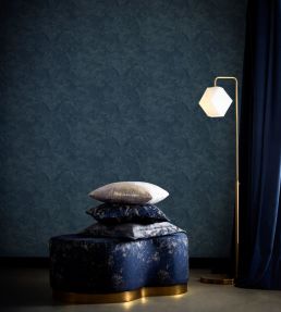 Silvan Wallpaper by Clarke & Clarke Midnight