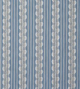 Silvano Stripe Fabric by Colefax and Fowler Blue