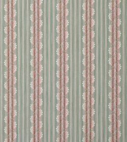 Silvano Stripe Fabric by Colefax and Fowler Pink/Green