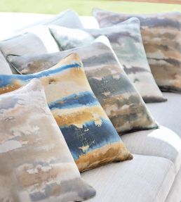 Silver Lining Fabric by Thibaut Graphite