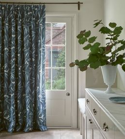 Silverwood Fabric by Jane Churchill Red