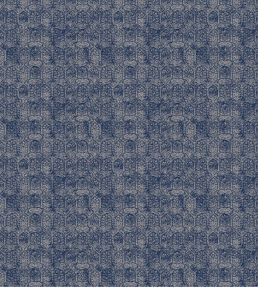 Simla Fabric by Warwick Indigo
