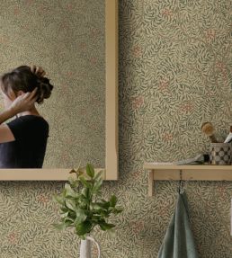 Simon Wallpaper by Sandberg Garden Green