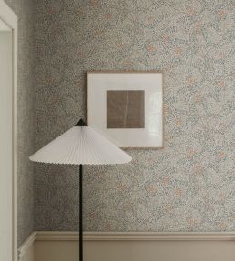 Simon Wallpaper by Sandberg Misty Blue