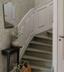 Simon Wallpaper by Sandberg Misty Blue
