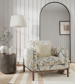 Simply Severn Fabric by Morris & Co Bayleaf / Annatto