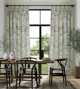 Simply Severn Fabric by Morris & Co Bayleaf / Annatto
