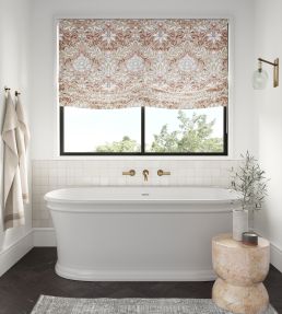 Simply Severn Fabric by Morris & Co Madder / Russet