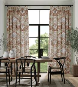 Simply Severn Fabric by Morris & Co Madder / Russet